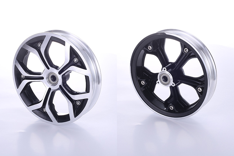 新款12寸电动三轮车铝轮毂精加工高精度加工订制代步车轮毂